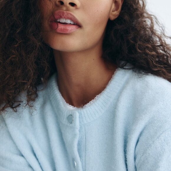 H&M LIGHT BLUE CARDIGAN - Picture 3 of 6